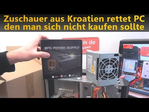 Zuschauer aus Kroatien rettet PC den man sich nicht kaufen sollte