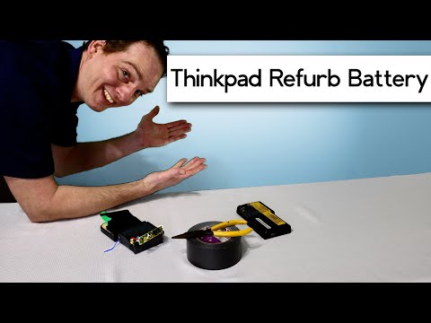 Let's Recell a Thinkpad R40 Battery (and compare it to a new one)