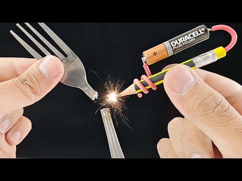 How to make a simple welding machine from Pencil at home! Genius idea