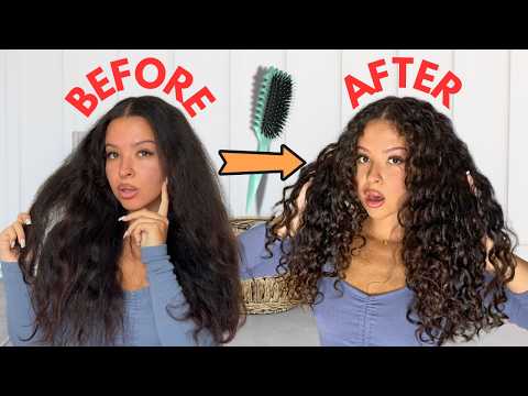 Do You ACTUALLY Have CURLY Hair?- BounceCurl Define BRUSH