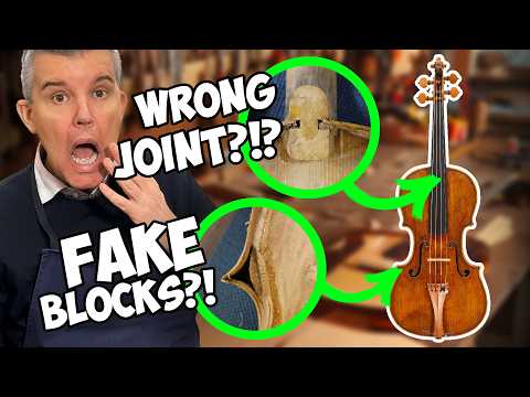 Fake Corner Blocks?! You Won’t Believe What’s Inside This Violin