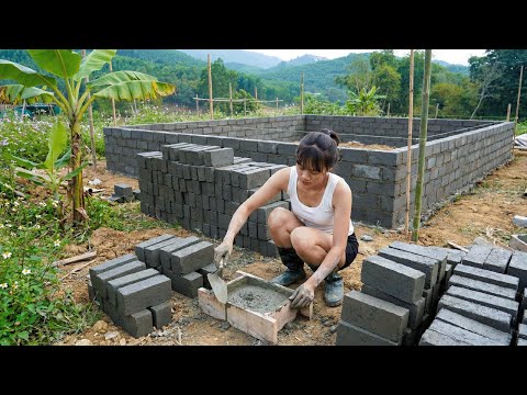 Building a New House After Many Years of Use, How to Make a Handmade Cement Brick