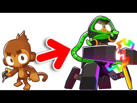 BTD6 Dart Monke becomes the Strongest Tower…