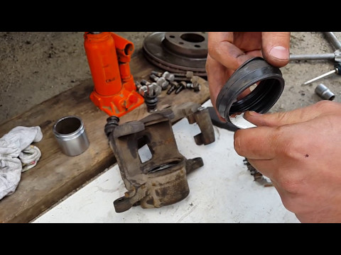 подклинивает поршень, нет наката, полное ТО тормозного пошня сенс, ланос