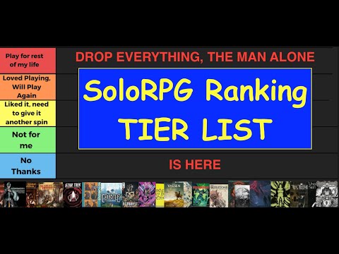 The DEFINITIVE 2024 SoloRPG Tier List (No other list is accurate , mine is scientifically proven)