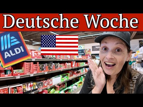 🇺🇸 Einkaufen ALDI USA Deutsche Woche – Produkte & Preise - USA Auswanderer VLOG