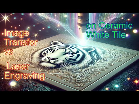 Laser Engraving (Norton White Tile Method) vs RixCanDoIt Quick Transfer Paper
