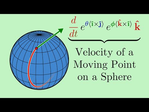 Finding Velocity On a Sphere Using a 3D Euler's Formula