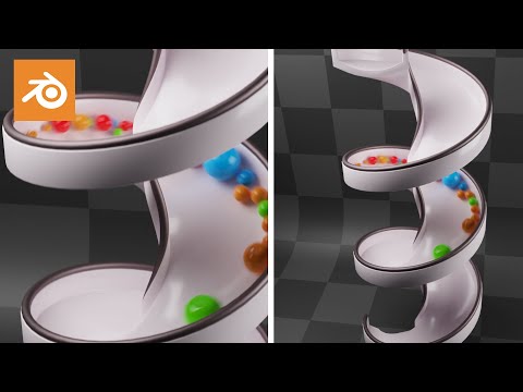 Blender Tutorial: Spiral Tower Rigid Bodies, So Satisfying & EASY