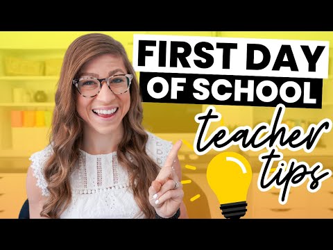 5 First Day of School Tips for Teachers