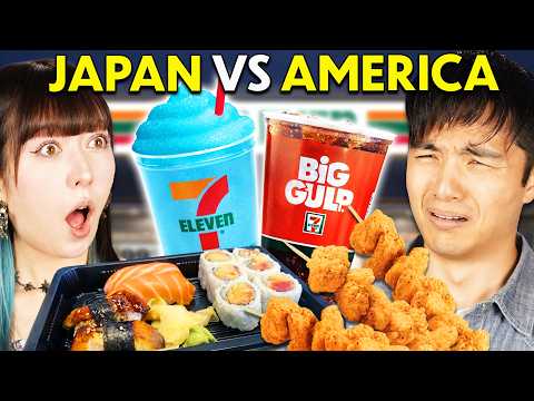 Japanese People vs. American Gas Station Food!