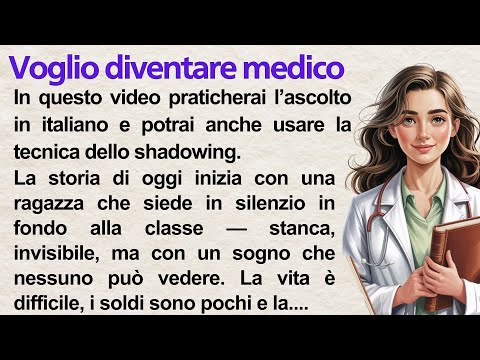 I Want to Be a Doctor | Learn Italian Through Story & Shadowing Practice 🇮🇹✨| Italiano tales