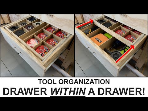 Shop Organization: Tool Storage in Workbench Drawers