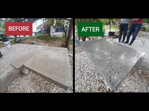 Step by step DIY tutorial on how to polish concrete using a hand held grinder:Polished Concrete Cebu