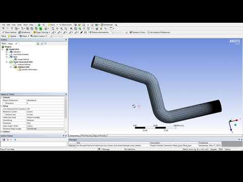 ANSYS Meshing - Sweep Method