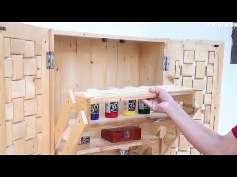 Build a smart wall cabinet from small fallets