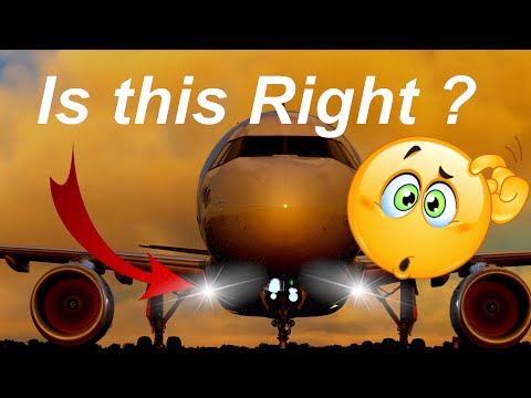 How to correctly use the lights on the Airbus