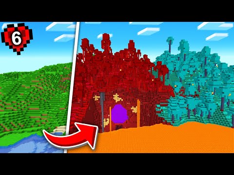 I Transformed the OVERWORLD in Minecraft Hardcore