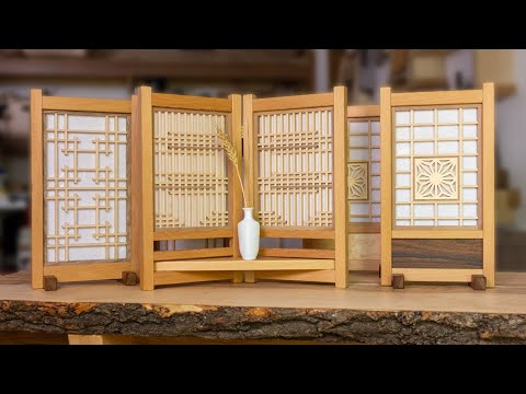 Making Japanese Shoji Screens / Tabletop Decorative Panels