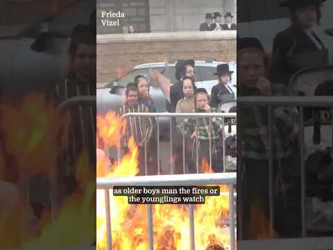 Bonfires to burn the bread before Passover