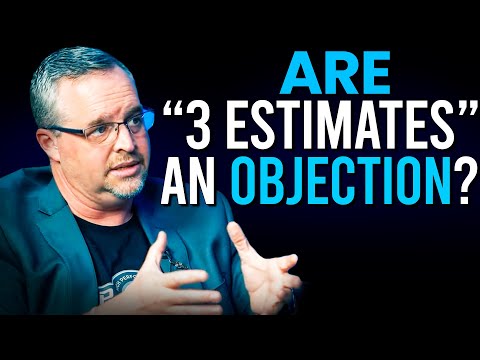 3 Estimates Should NOT be an Objection - Roof Sales Coach Chuck Thokey