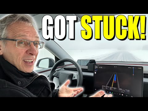 Tesla FSD 14.2.1 Got Me Stuck… But Then Did This!