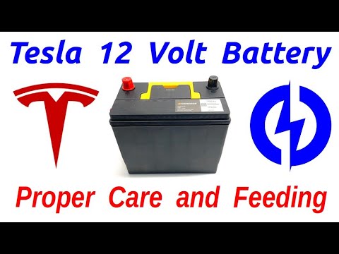 Tesla 12v battery - Proper Care & Feeding