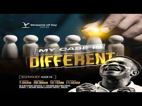 MY CASE IS DIFFERENT || SUNDAY SERVICE || 15TH MARCH 2026