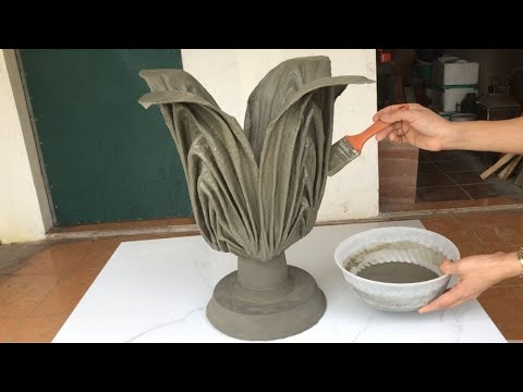 Ideas From Cement and Fabric Are Very Unique / Easily Done At Home