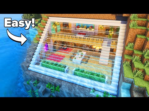 Minecraft: How to Build an Underwater Starter Base | Tutorial🏠