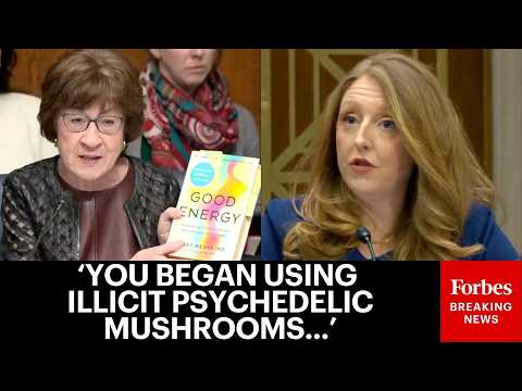 Collins Cites Surgeon General Nominee's Book To Ask About Her Using Illicit Psychedelic Mushrooms