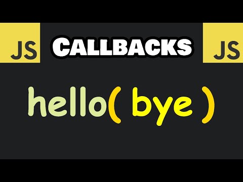 Learn JavaScript CALLBACKS in 7 minutes! 🤙
