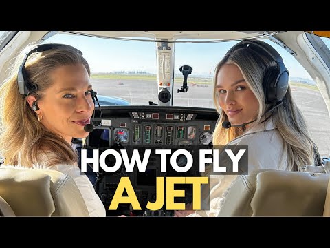 How to fly a Jet! Full lesson and cockpit view! Napa trip ✈