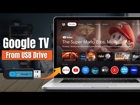 Run Google TV 13 Directly From USB Drive | How to Install Google TV on a USB Drive