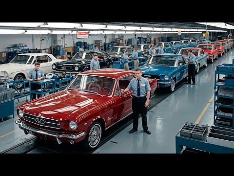 Inside the 1965 Ford Mustang Factory – How America Built the Pony Car Legend