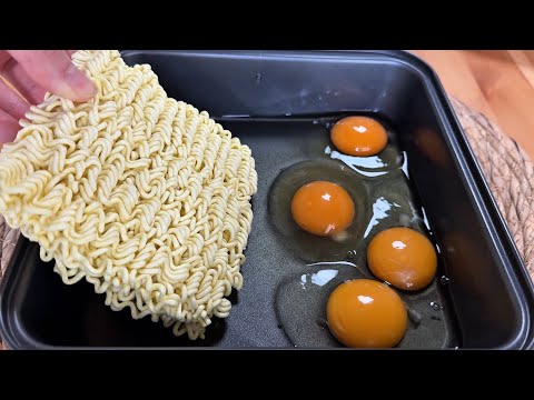 I've never eaten egg noodles this delicious! A simple breakfast – Mom's secret recipe!