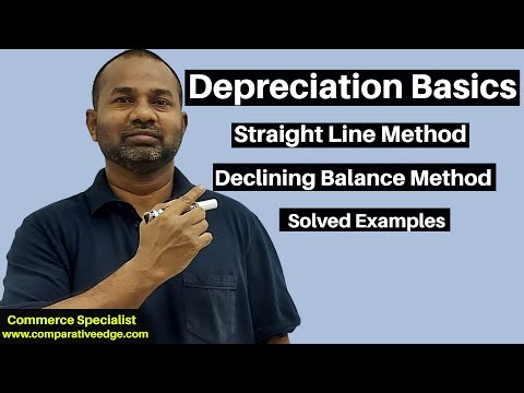 Depreciation | Methods & Calculations | Straight Line & Declining Balance | Commerce Specialist |