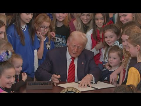 Trump to sign order barring transgender athletes from women's or girls' sports