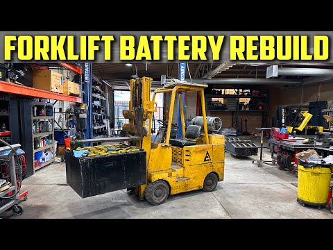 How We Saved 10,000$ By Rebuilding Our Forklift Battery