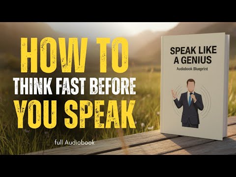 Speak Like A Genius: How To Think Fast Before You Speak (Audiobook)