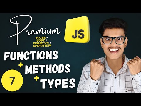 Functions And Methods | Types Of Functions | Premium JavaScript