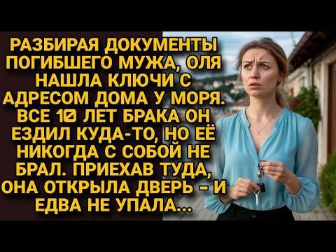 В бумагах покойного мужа, нашла ключи с адресом дома у моря, поехала туда. А когда открыла дверь...