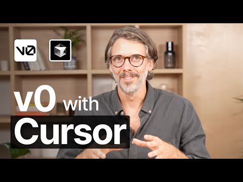 DESIGN in v0, FINISH in Cursor | AI coding Tutorial