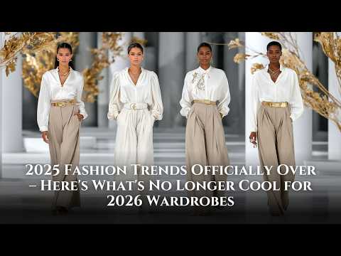 2025 Fashion Trends Officially Over – Here's What's No Longer Cool for 2026 Wardrobes