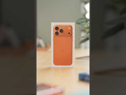 iPhone 17 Pro Max Cosmic Orange Unboxing! 🍊