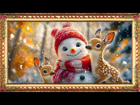A Magical Walk in the Snow: Winter Snowmen That Tell Stories | Christmas Art for Your TV in 4K❄️✨