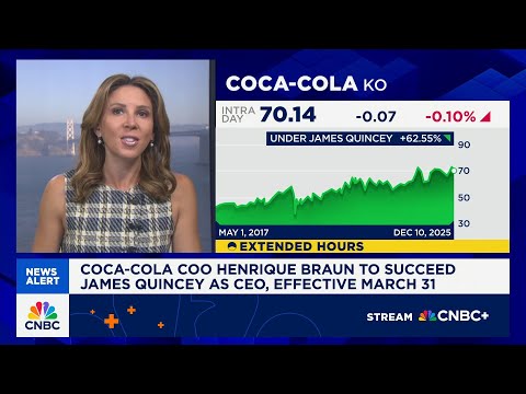 Coca-Cola COO Henrique Braun to succeed James Quincey as CEO in March