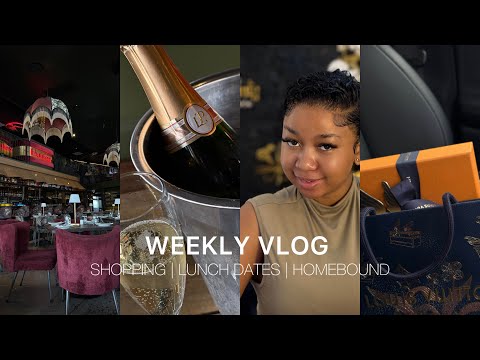 #weeklyvlog | Designer Shopping | Brunch & stuff |