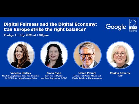 Digital Fairness and the Digital Economy: Can Europe strike the right balance?