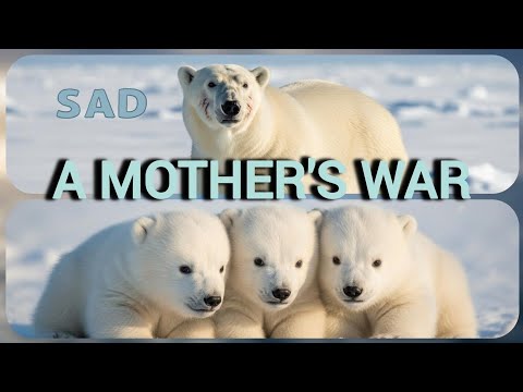 A Mother's Impossible Choice: The Polar Bear's Last Stand. @THENORTHPOLE-Animal-l7u